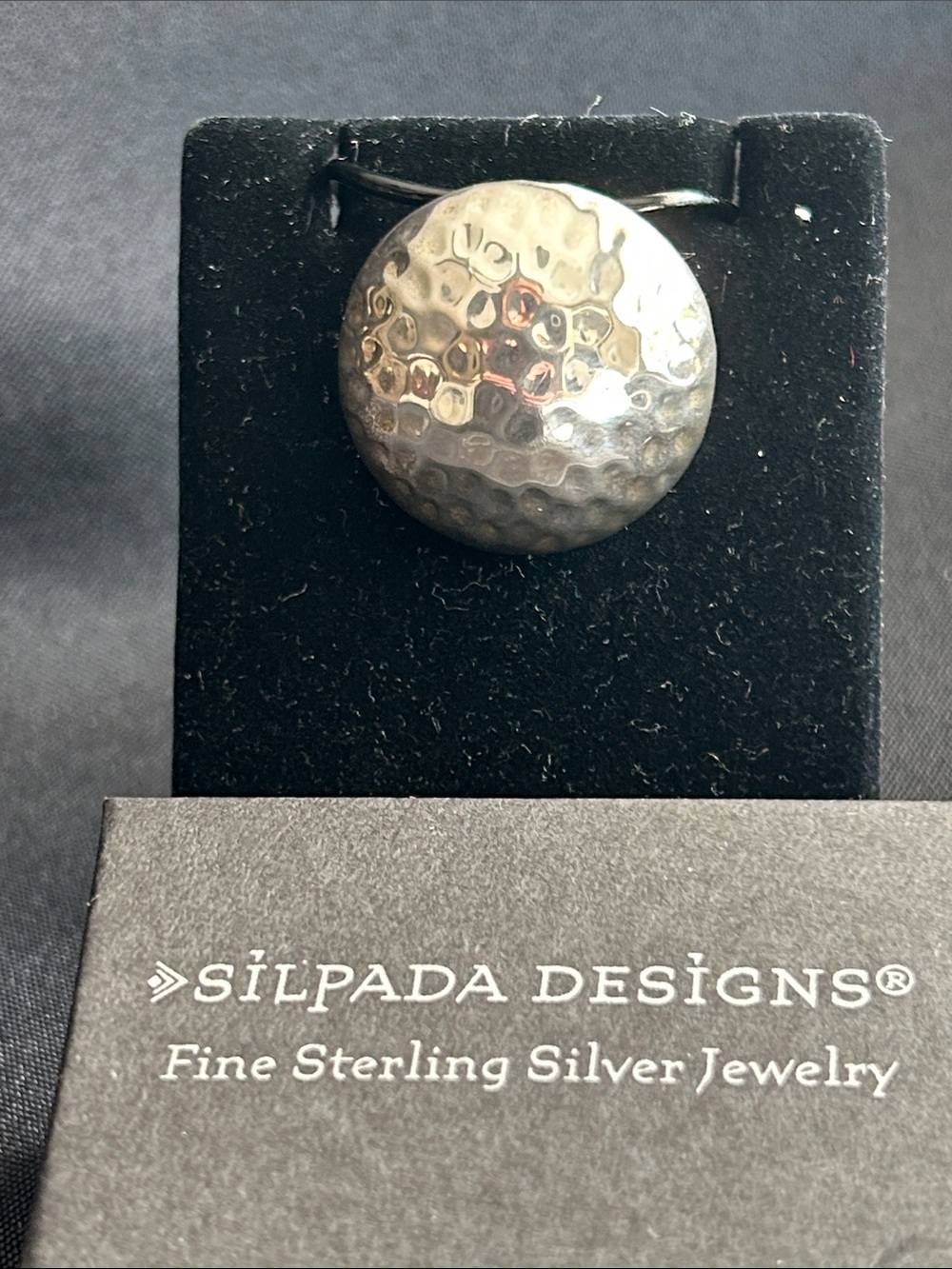 Silpada S1643 Hammered Sterling Silver Pendant